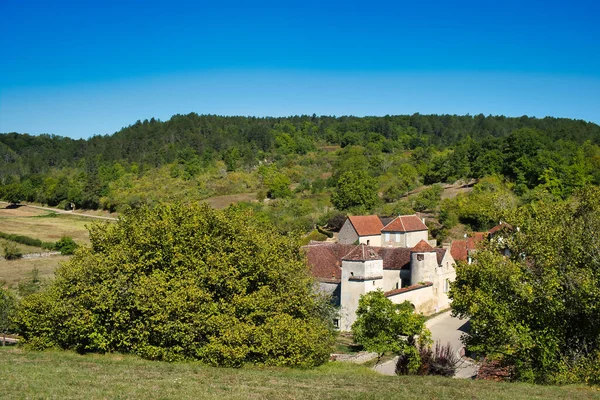 Part Village Asquins Department Yonne Hills Morvan Burgundy France Fortified — Stock Photo, Image