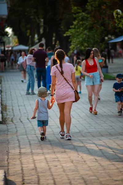 Poltava Ukraine July 2022 Charity Open Street Event Support Ukrainian — Foto de Stock