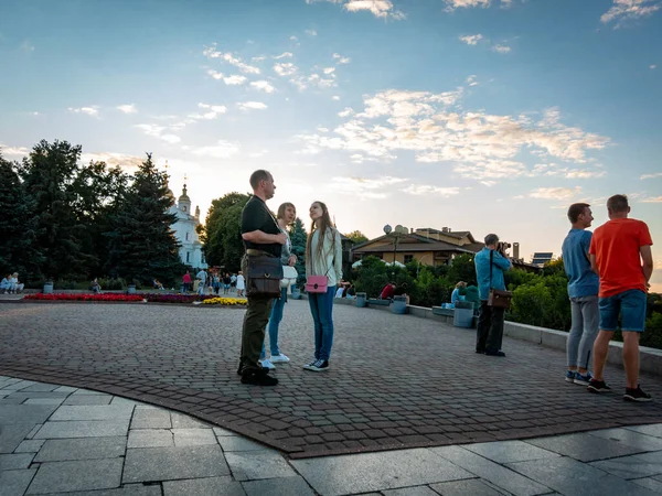 Poltava Ukraine July 2022 Street City Life People Behavior War — ストック写真