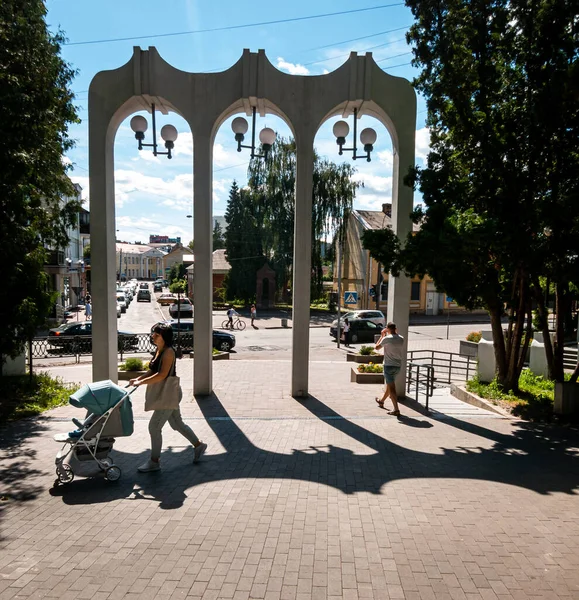 Rivne Ukraine July 2022 City Street Life Architecture Russia Invasion — ストック写真