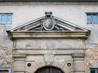Neulengbach, Austria - 21 August 2022: casual view on the street and architecture of the city at the summer