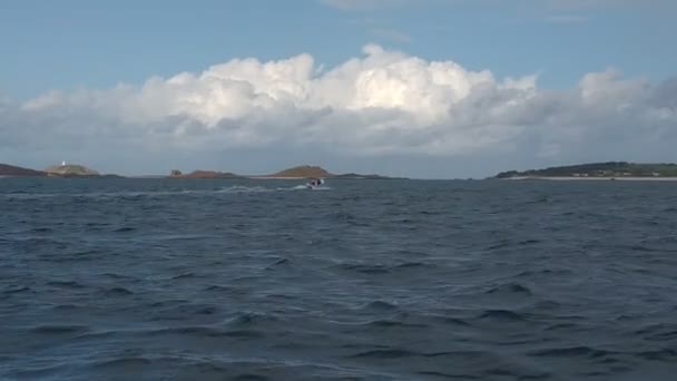 Природа Ландшафт Острова Треско Второго Величине Острова Острова Силли Корнуолле — стоковое видео
