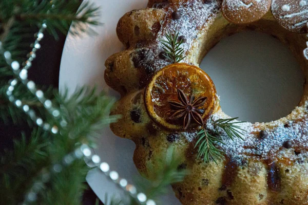 Festive Cupcake Candied Fruits Table — Foto de Stock