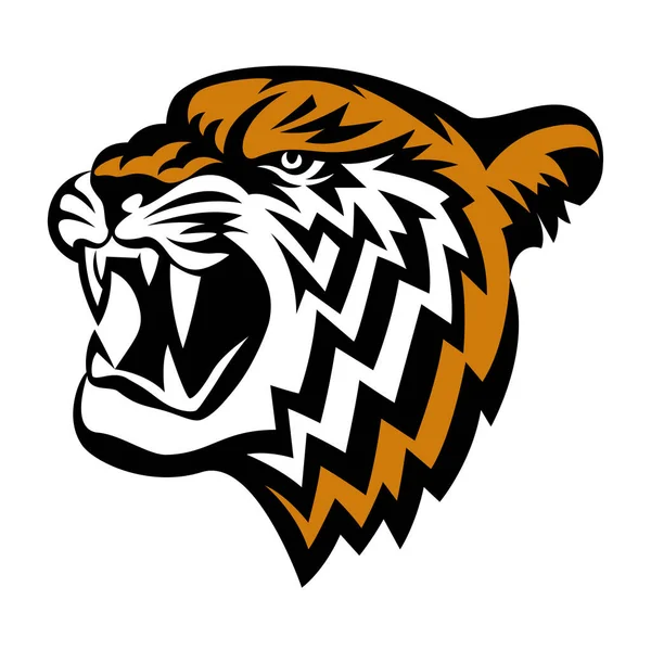 Tigerkopf Vektorillustration Stilisiertes Logo Mit Tigerkopf Symbol Des Jahres 2022 — Stockfoto