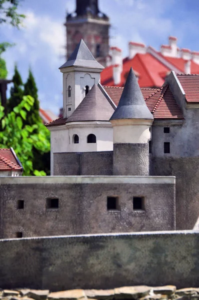 Layout Medieval Castle Ukraine — Stockfoto