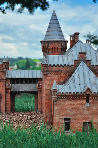 Models Medieval Castles Ukraine — Foto de Stock