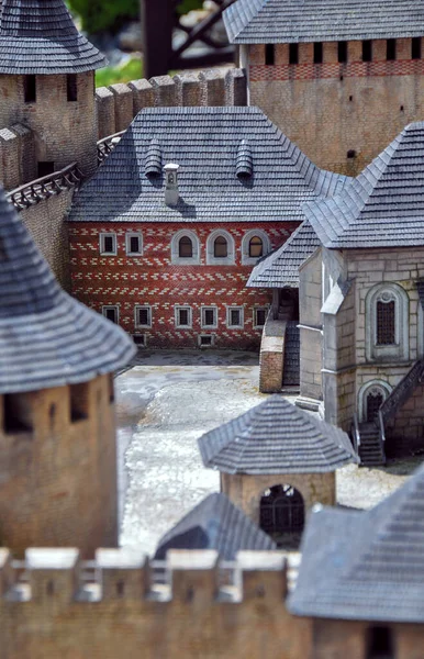 Models Medieval Castles Ukraine — Stockfoto