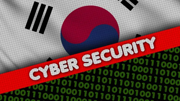 Ülke bayrağı ve güvenlik kavramına sahip siber güvenlik harfleri
