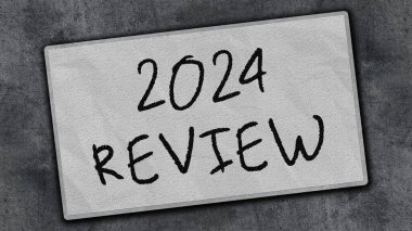 2024 Başlık Başlığı Mesajı 3d İllüstrasyon