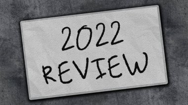 2022 Başlık Başlığı Mesajı 3d İllüstrasyon