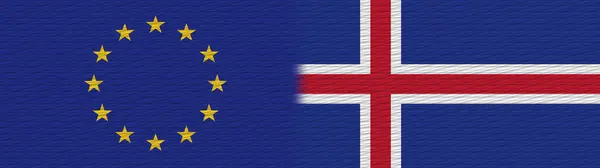 Zlanda Avrupa Birliği Kumaş Dokusu Görüntü — Stok fotoğraf