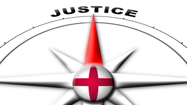 Английский Глобус Compass Justice Titles — стоковое фото