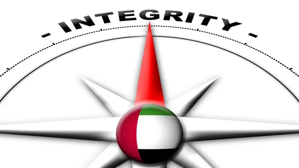 Объединенные Арабские Эмираты Globe Compass Integrity Titles — стоковое фото