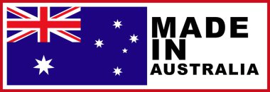 Avustralya Bayrak Konseptinde Yapıldı - 3D İllüstrasyon