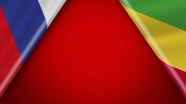 Mali ve Rusya 3D Görüntü Bayrakları