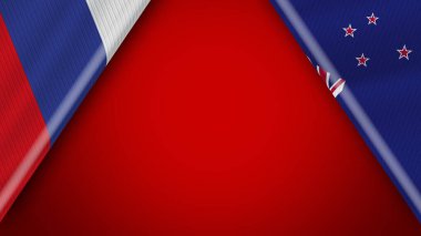 Hollanda ve Rusya 3D Görüntü Bayrakları