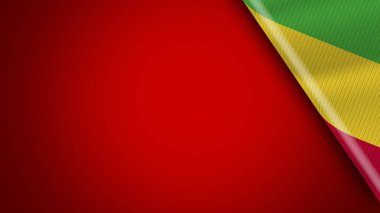 Mali ve Kızıl Arkaplan 3B Görüntü