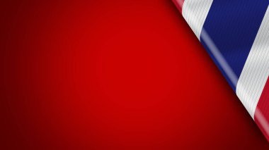 Tayland ve Kızıl Arkaplan 3D Görüntü