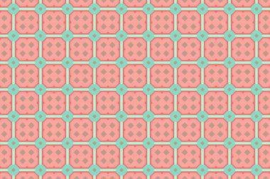 Pembe vektördeki kutunun arkaplan deseni çok şirin.