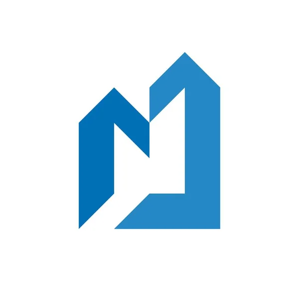 Buchstabenvektorlogo Monogramm Und Anfangsform Designkonzept Logo Logotyp Elemente Für Vorlage — Stockvektor