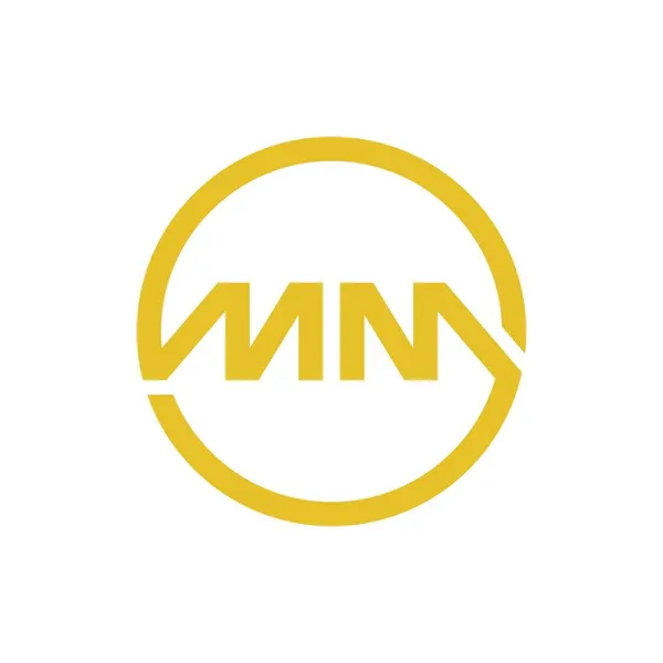 Mm文字ベクトルロゴ 相互接続丸みを帯びた形状と初期形状を持つ クリーンデザインコンセプト テンプレートのためのロゴタイプ要素 — ストックベクタ