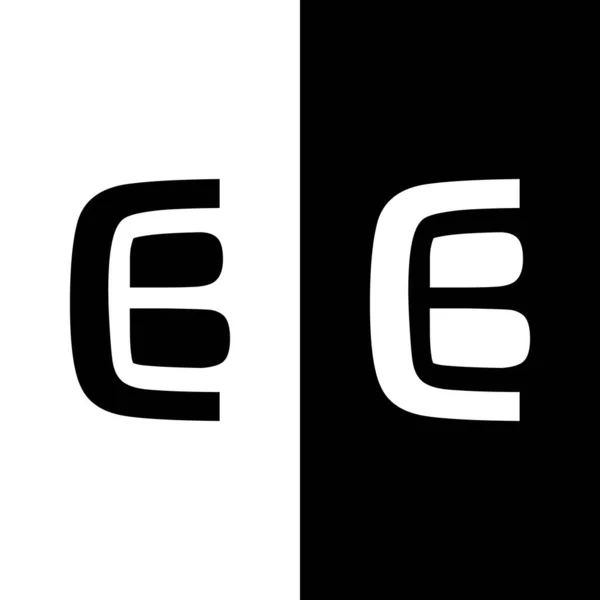 Monogramme Logo Avec Design Sophistiqué Concept Utilisation Minimale Propre Adapté — Image vectorielle