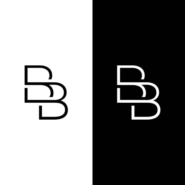 Gelişmiş tasarımı olan bir BB logosu. Minimum ve temiz kullanım konsepti. Kişisel, gayrimenkul, iş danışmanlığı, moda, iş modernizasyonu ve diğerleri için uygun