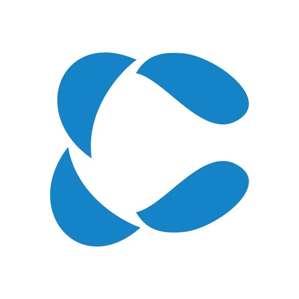 Písmeno Vektorové Logo Monogram Počáteční Tvary Moderní Minimální Design Koncepce — Stockový vektor