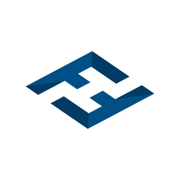 Logo Wektora Litery Monogram Kształt Początkowy Tworząc Literę Czyste Nowoczesne — Wektor stockowy