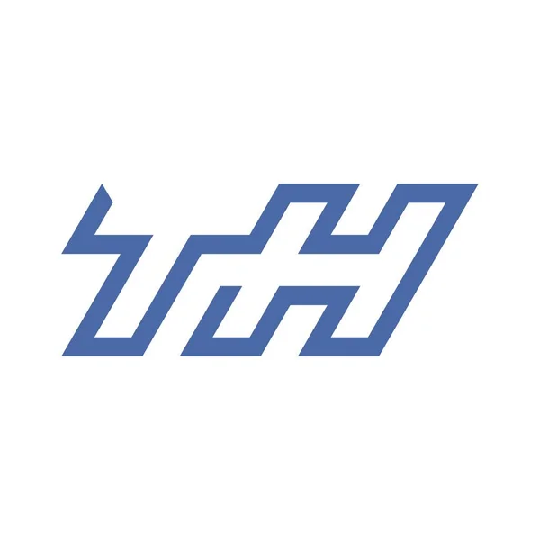 Λογότυπο Φορέα Γράμμα Μονόγραμμα Και Αρχικά Σχήματα Σύγχρονη Και Ελάχιστη — Διανυσματικό Αρχείο