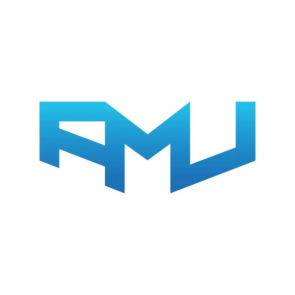 Letras Iniciais Logotipo Amj Design Moderno Limpo Simples Monograma Logotipo —  Vetores de Stock