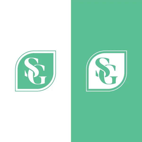 Αρχικό Λογότυπο Επιστολή Μονόγραμμα Μοντέρνο Σχεδιασμό — Διανυσματικό Αρχείο