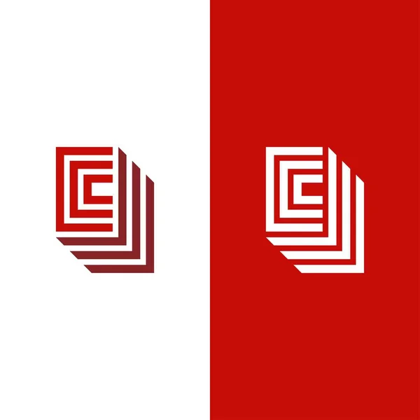 Baş harfler logo vektör harfi CJ. temiz ve modern minimal tasarım