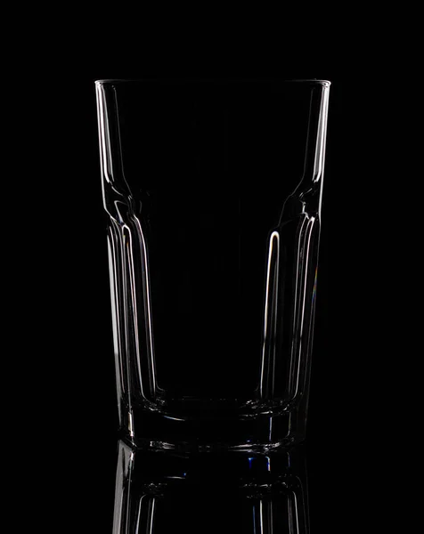 Cocktailglas Een Zwarte Achtergrond — Stockfoto