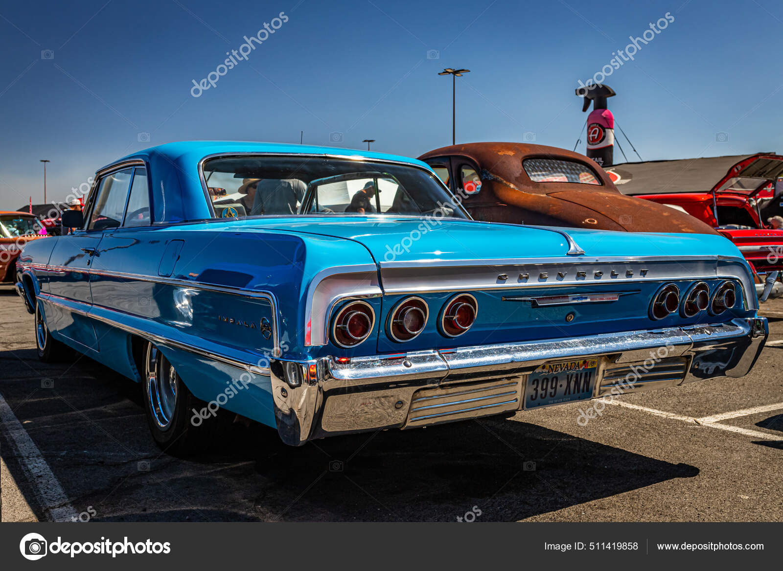 シボレー Chevy Coupe シェビー クーペ 美女 サイン入り ポスター