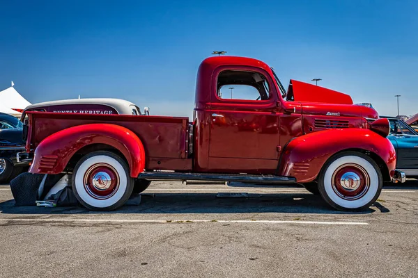 Reno Agosto 2021 1941 Plymouth Pt125 Pickup Truck Local Car —  Fotos de Stock