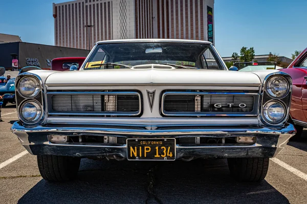 Reno Agosto 2021 1965 Pontiac Lemans Gto Hardtop Coupe Uma — Fotografia de Stock