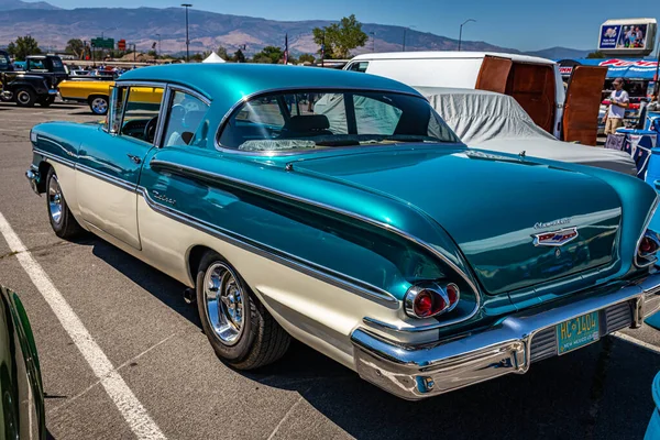 Reno Agosto 2021 1958 Chevrolet Delray Coupe Coupe Uma Exposição — Fotografia de Stock