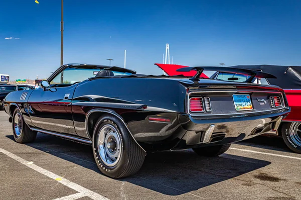 Reno Augustus 2021 1971 Plymouth Barracuda Convertible Een Lokale Autoshow — Stockfoto