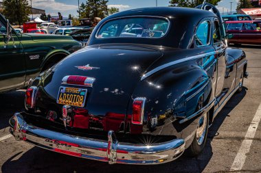 Reno, NV - 4 Ağustos 2021 DeSoto Club Coupe Yerel bir araba fuarında.