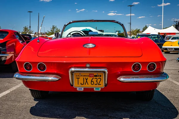 Reno Srpna 2021 1961 Chevrolet Corvette Convertible Local Car Show — Stock fotografie