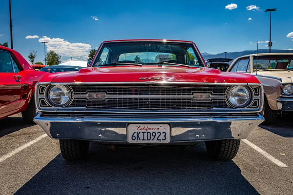 Рено Нидерланды Августа 2021 1969 Dodge Dart Gts Hardtop Coupe — стоковое фото