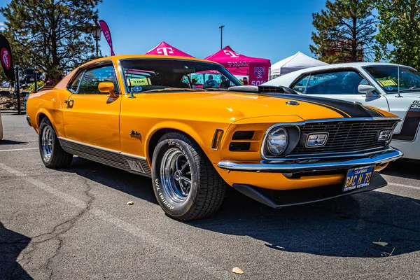 Reno August 2021 1970 Ford Mustang Mach Fastback Local Car — 스톡 사진