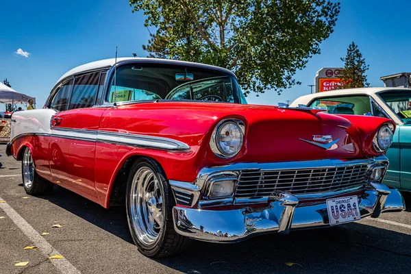 Reno August 2021 1956 Chevrolet Belair Hardtop Coupe Local Car — 스톡 사진