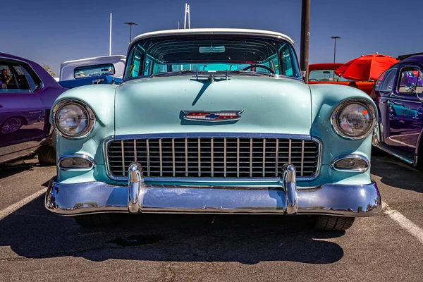 Reno Août 2021 1955 Chevrolet Nomad Station Wagon Salon Auto — Photo