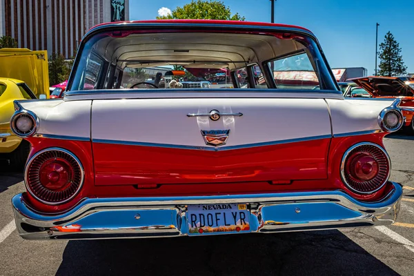 Reno Sierpnia 2021 1959 Ford Ranch Wagon Station Wagon Lokalnym — Zdjęcie stockowe