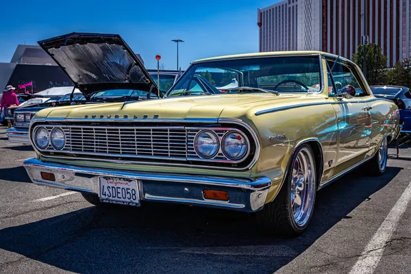 Reno August 2021 1964 Chevrolet Chevelle Malibu Hardtop Coupe Show — Fotografie, imagine de stoc