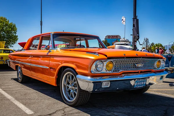 Reno Agosto 2021 1963 Ford Galaxie Sedán Una Feria Automóviles —  Fotos de Stock