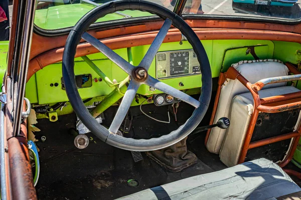 Reno Agosto 2021 1948 Willys Overland Jeepster Una Fiera Automobilistica — Foto Stock