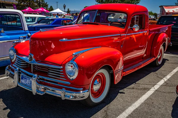 Reno August 2021 1946 Hudson Super Eight Pickup Truckat Local — Stock Photo, Image